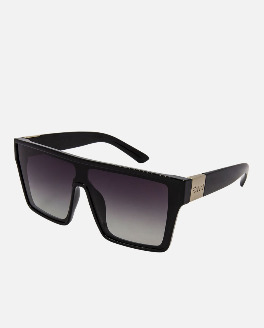 Men Sin Sunglasses | Loose Cannon: Shiny Black Sunglasses