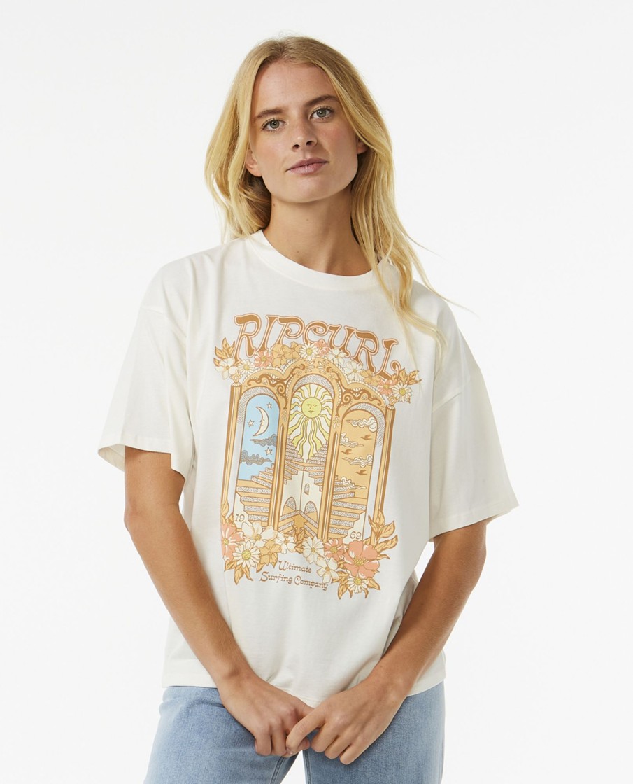 Women Rip Curl Tops & Tees | Tropical Tour Hertiage Tee