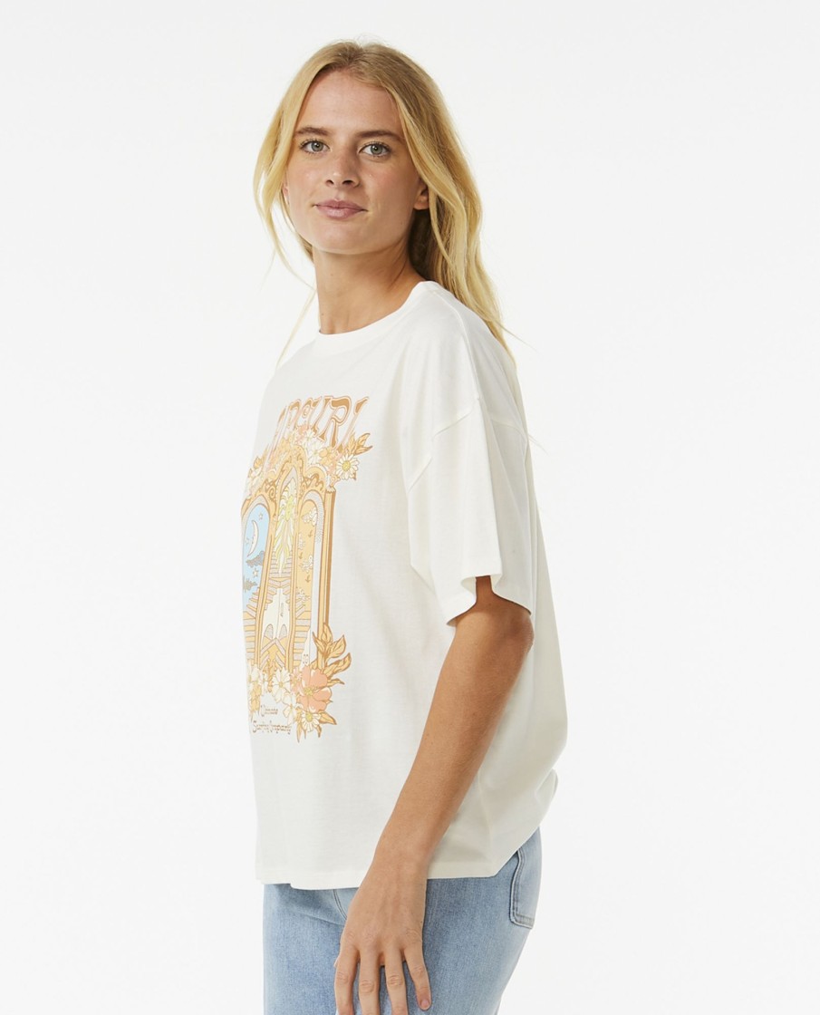 Women Rip Curl Tops & Tees | Tropical Tour Hertiage Tee