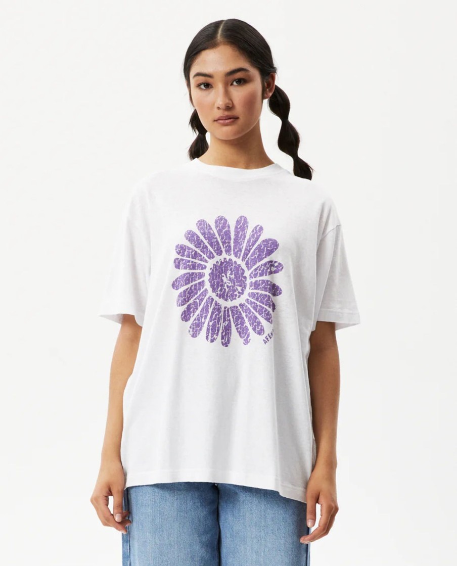 Women Afends Tops & Tees | Daisy Slay - Hemp Oversized Tee