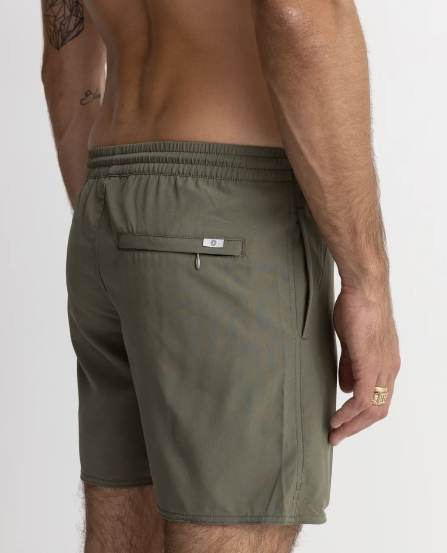 Men Rhythm Shorts | Classic Beach Short-Olive