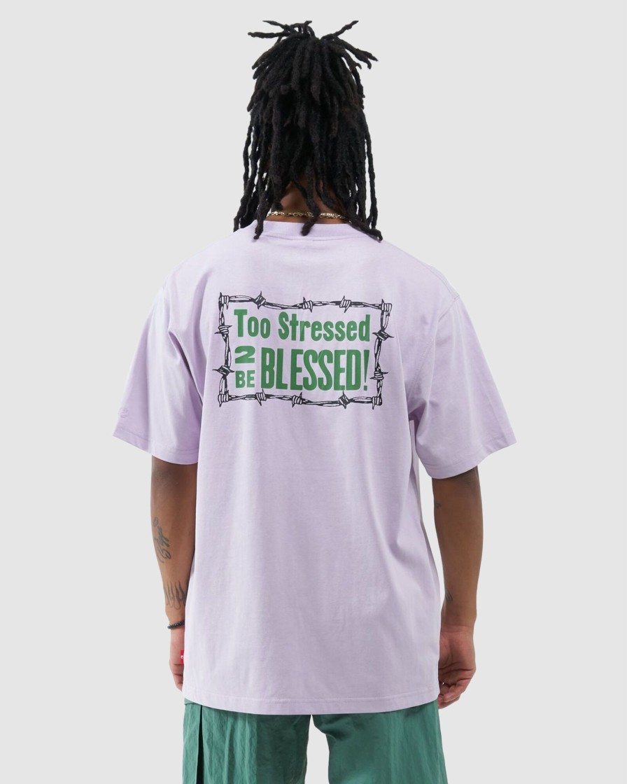 Men Worship Tees & Polos | Stress Less Tee Orchid Hush