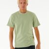 Men Rip Curl Tees & Polos | Plain Wash Short Sleeeve Tee