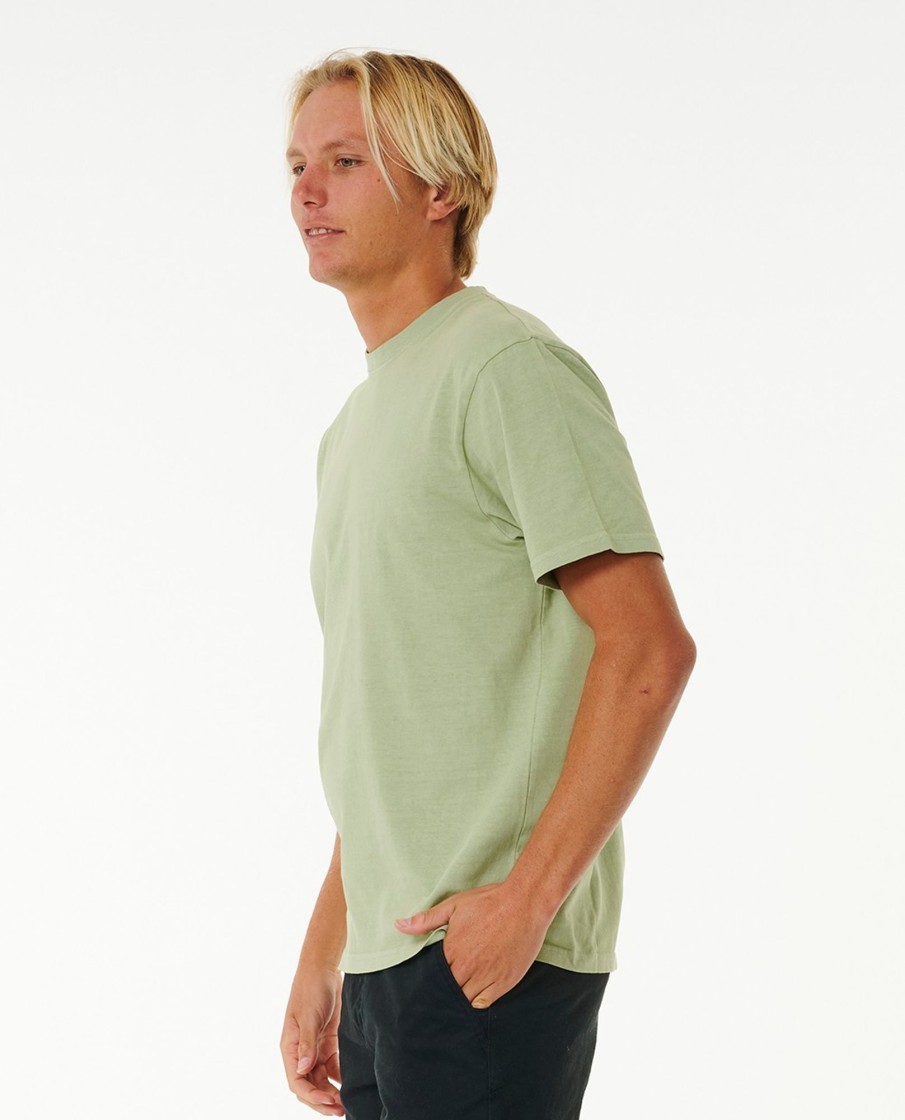 Men Rip Curl Tees & Polos | Plain Wash Short Sleeeve Tee