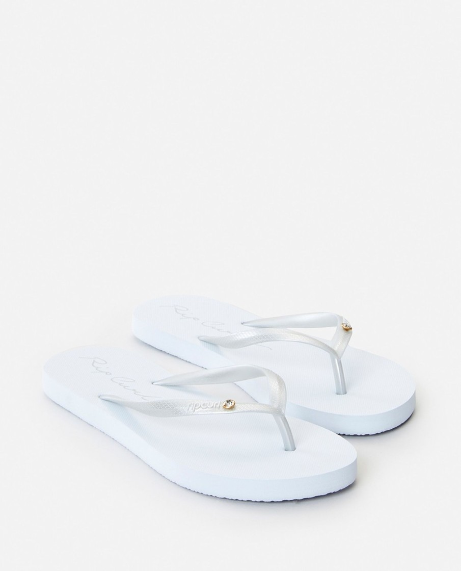 Women Rip Curl Sandals & Thongs | Script Wave Open Toe ( 2For $40) Thongs