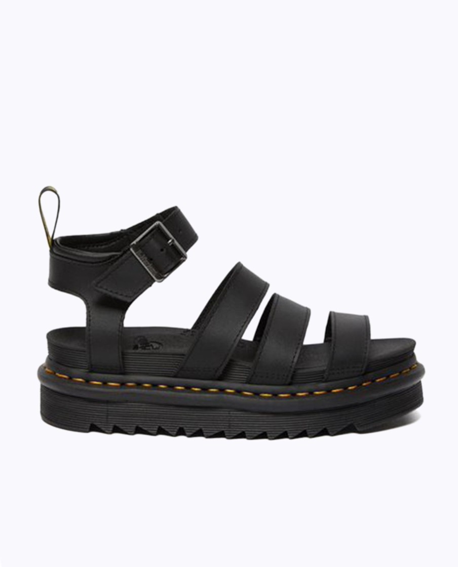 Women Dr Martens Sandals & Thongs | Blaire Chunky 3 Strap Sandal