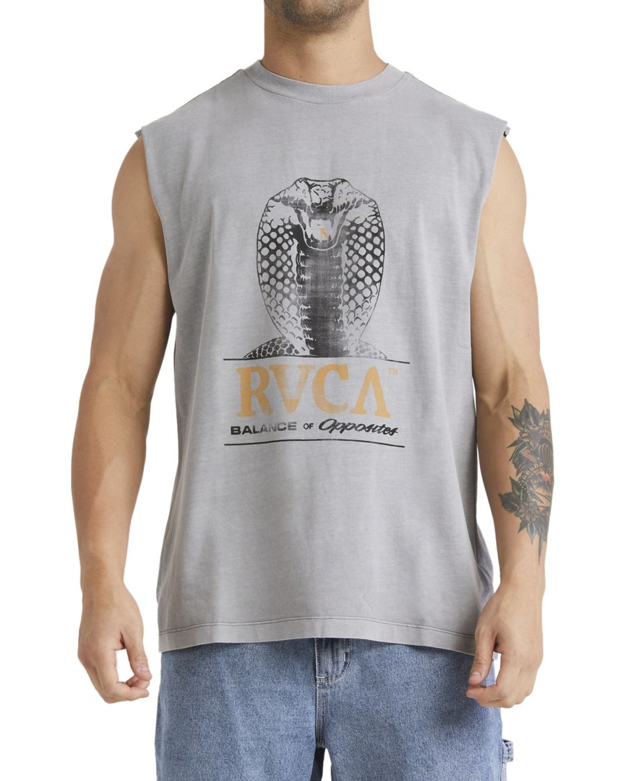 Men RVCA Singlets & Tanks | King Kobra Muscle-Storm