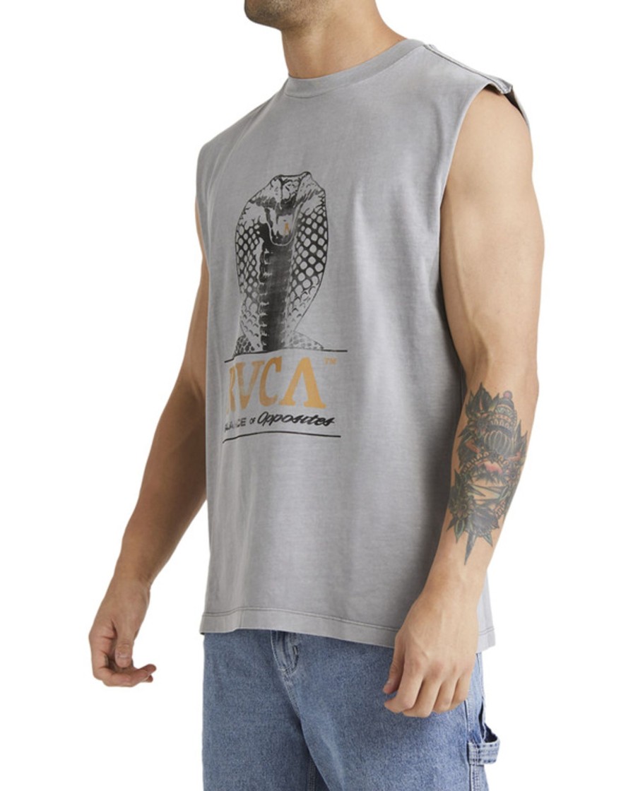 Men RVCA Singlets & Tanks | King Kobra Muscle-Storm