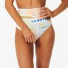 Women Rip Curl Swimwear | Sun Club High Rise Cheeky Pant