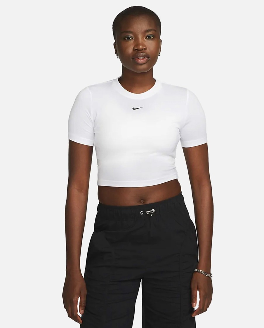 Women Nike Tops & Tees | Nsw Tee Essntial Slim Crop Top