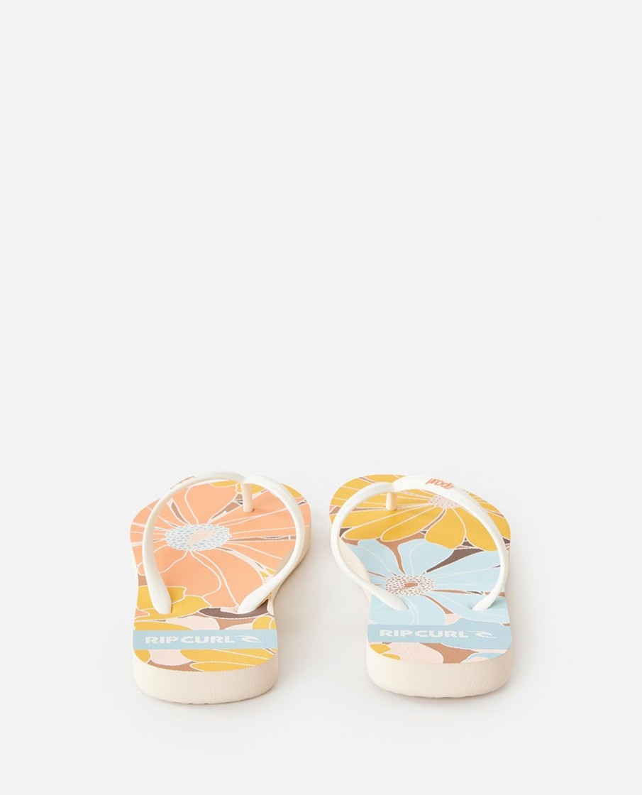 Women Rip Curl Sandals & Thongs | Sessions Bloom Open Toe (2 For $40) Thongs