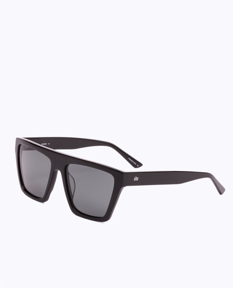 Women Sito Shades Sunglasses | Bender : Black Sunglasses