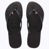 Women Havaianas Sandals & Thongs | Slim Coloured Crystal Thongs