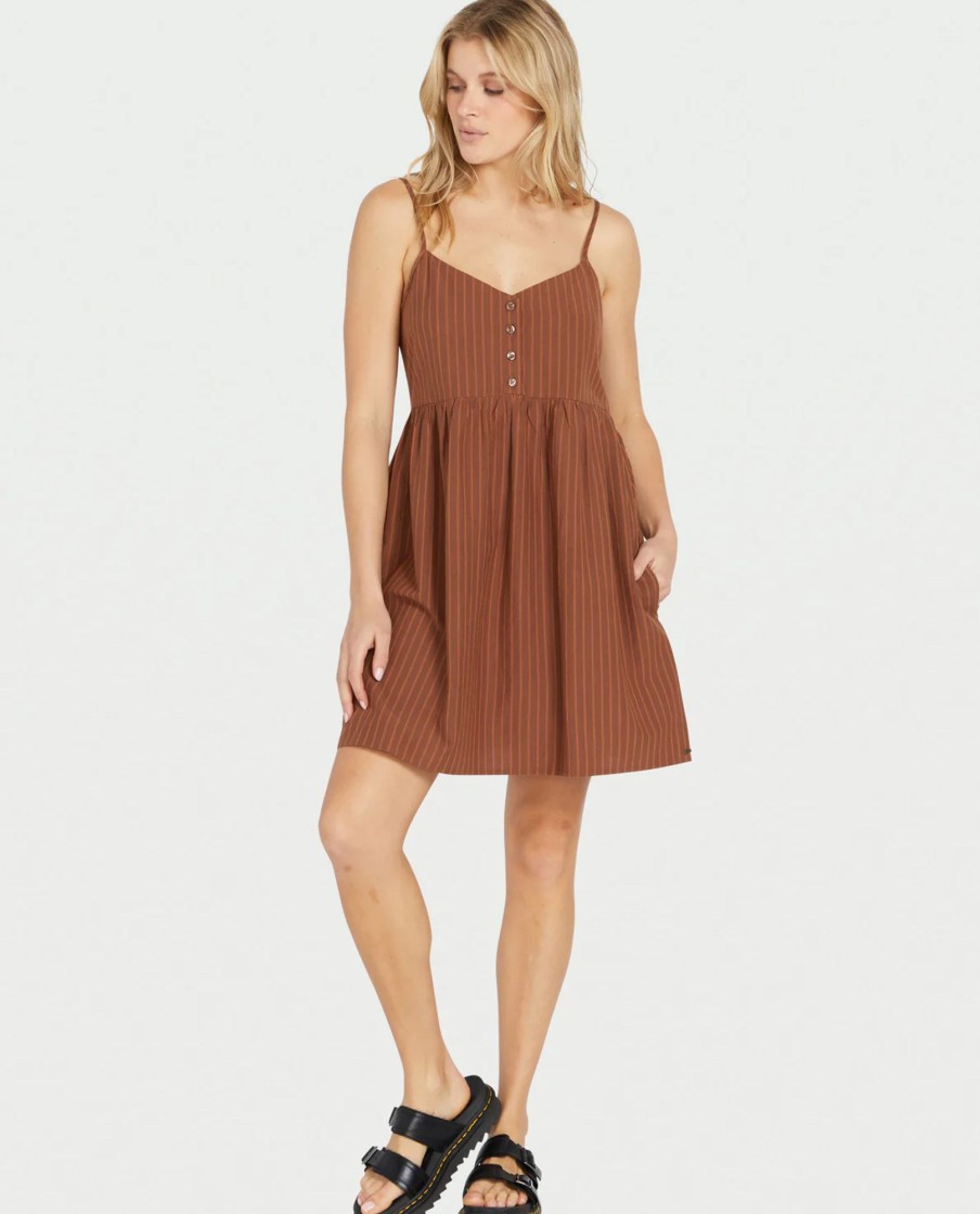 Women Volcom Dresses & Jumpsuits | Sunday Strut Dress