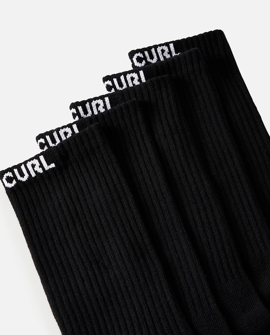 Men Rip Curl Socks | Brand Crew Sock 5Pk