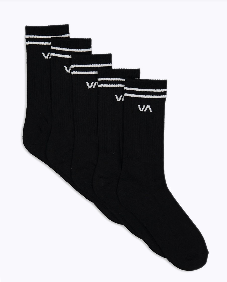 Women RVCA Socks | Union Sock Iii 5Pk