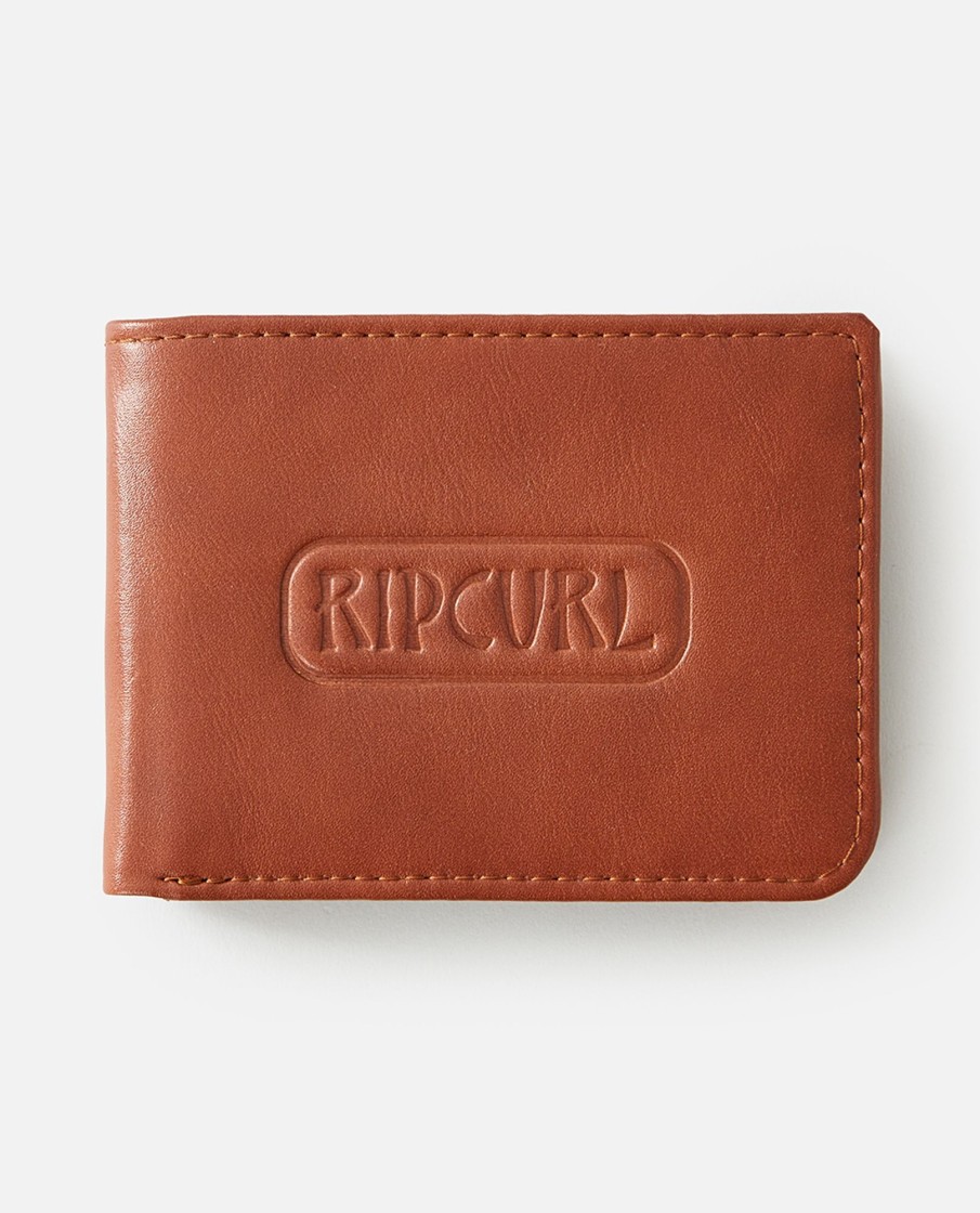 Men Rip Curl Wallets | Emboss Pu All Day Wallet