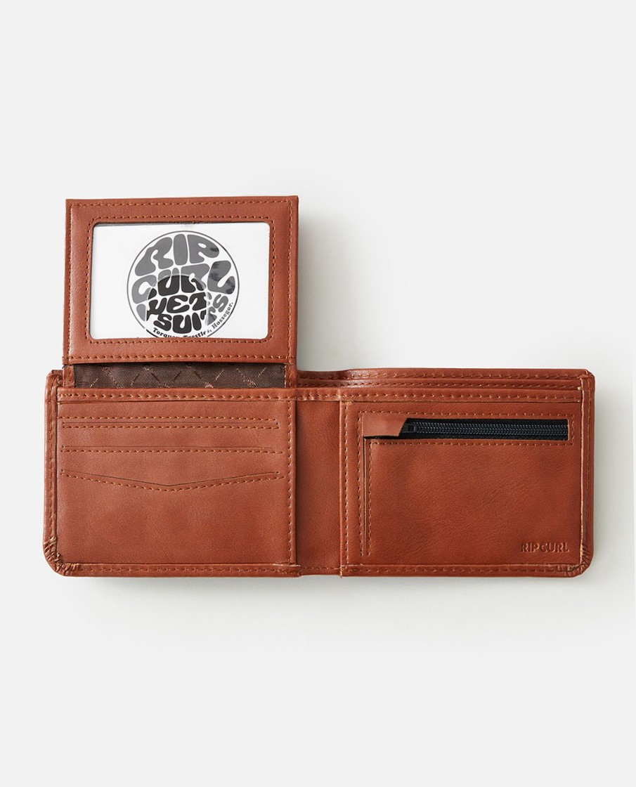 Men Rip Curl Wallets | Emboss Pu All Day Wallet