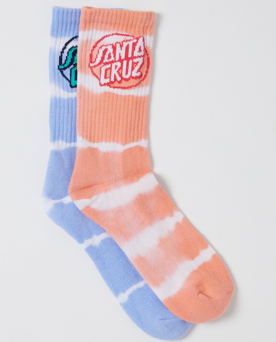 Women Santa Cruz Socks | Tte Dot Crew Sock