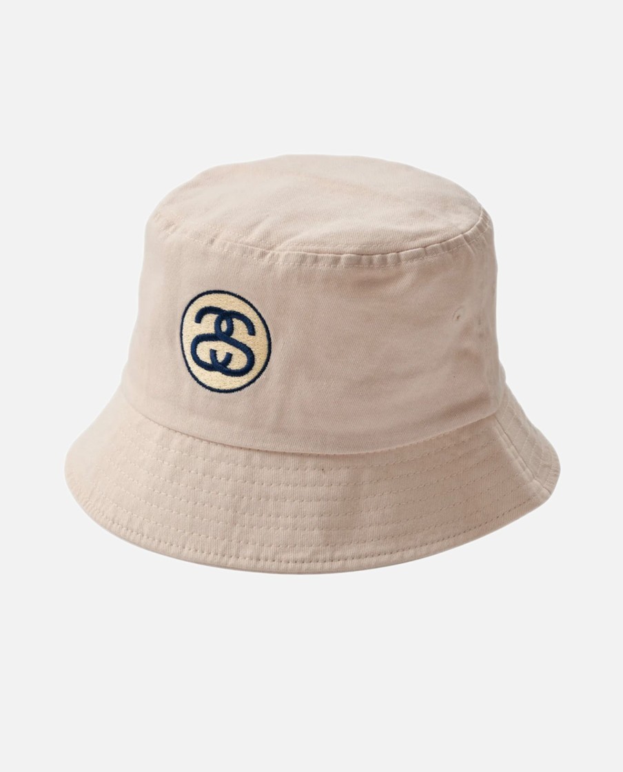 Men Stussy Hats | Solid Ss Link Bucket Hat