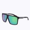 Men Dragon Sunglasses | Ultra Matte Black W/ Lumalens Green Ion Sunglasses