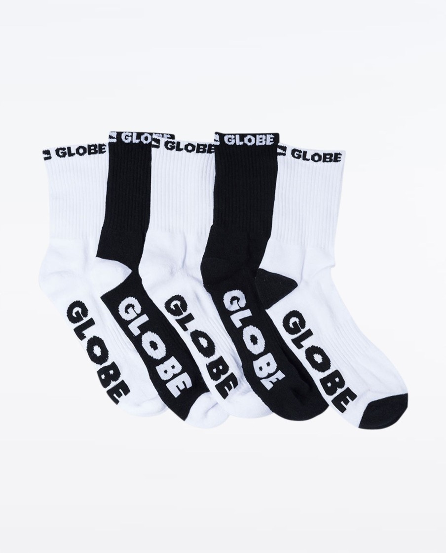 Women Globe Socks | Quarter Sock 5Pk