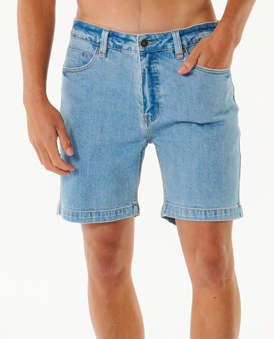 Men Rip Curl Shorts | Denim Walkshort Shorts