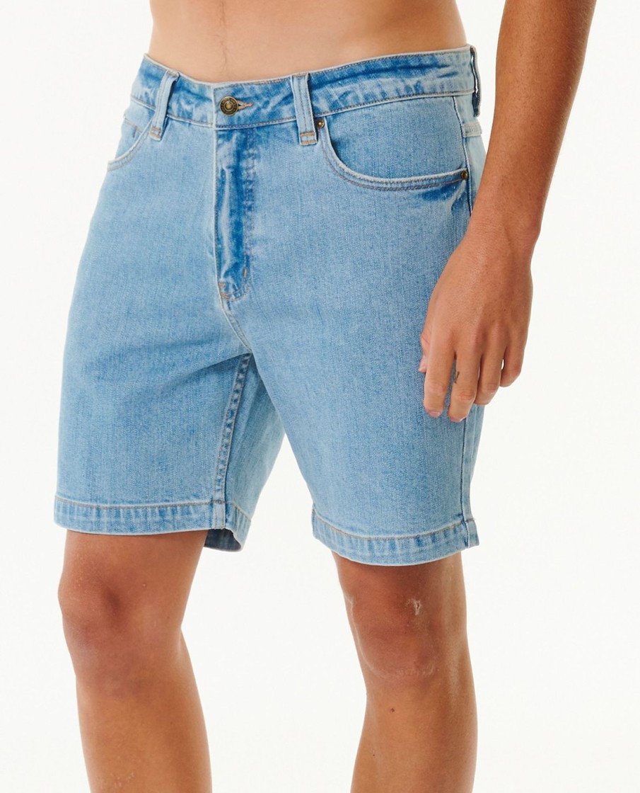 Men Rip Curl Shorts | Denim Walkshort Shorts