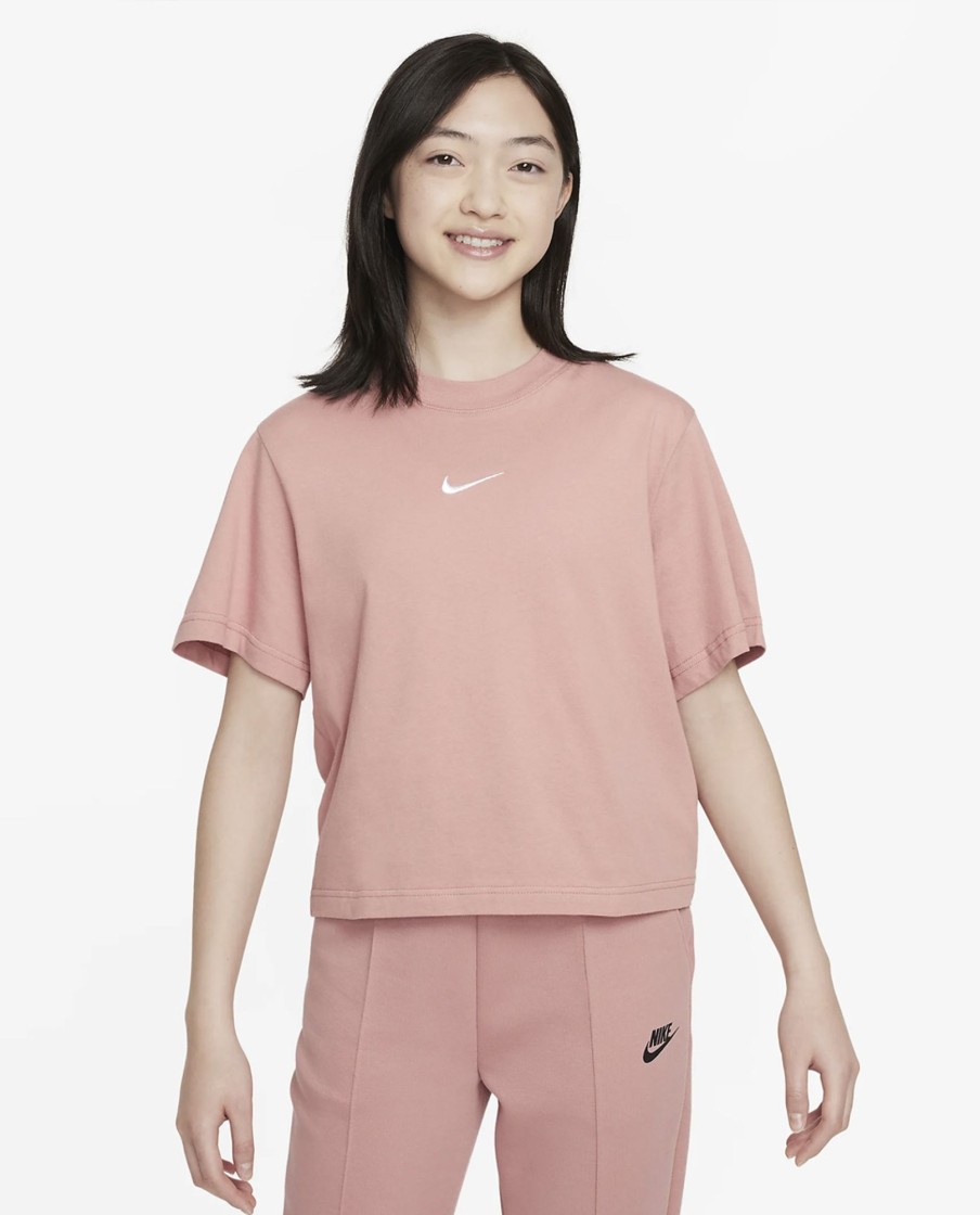 Kids Nike Tops | Nsw Tee Essential Short Sleeve Boxy