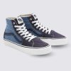 Men Vans Sneakers | Sk8-Hi Tapered Vr3 Twill Blue Multi Shoes