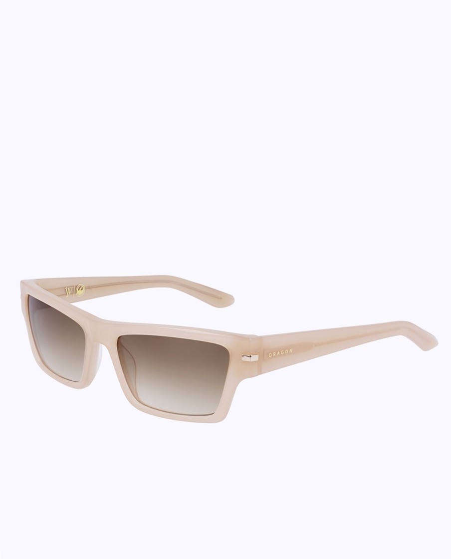 Men Dragon Sunglasses | Josiah Milky Taupe W/ Lumalens Brown Gradient