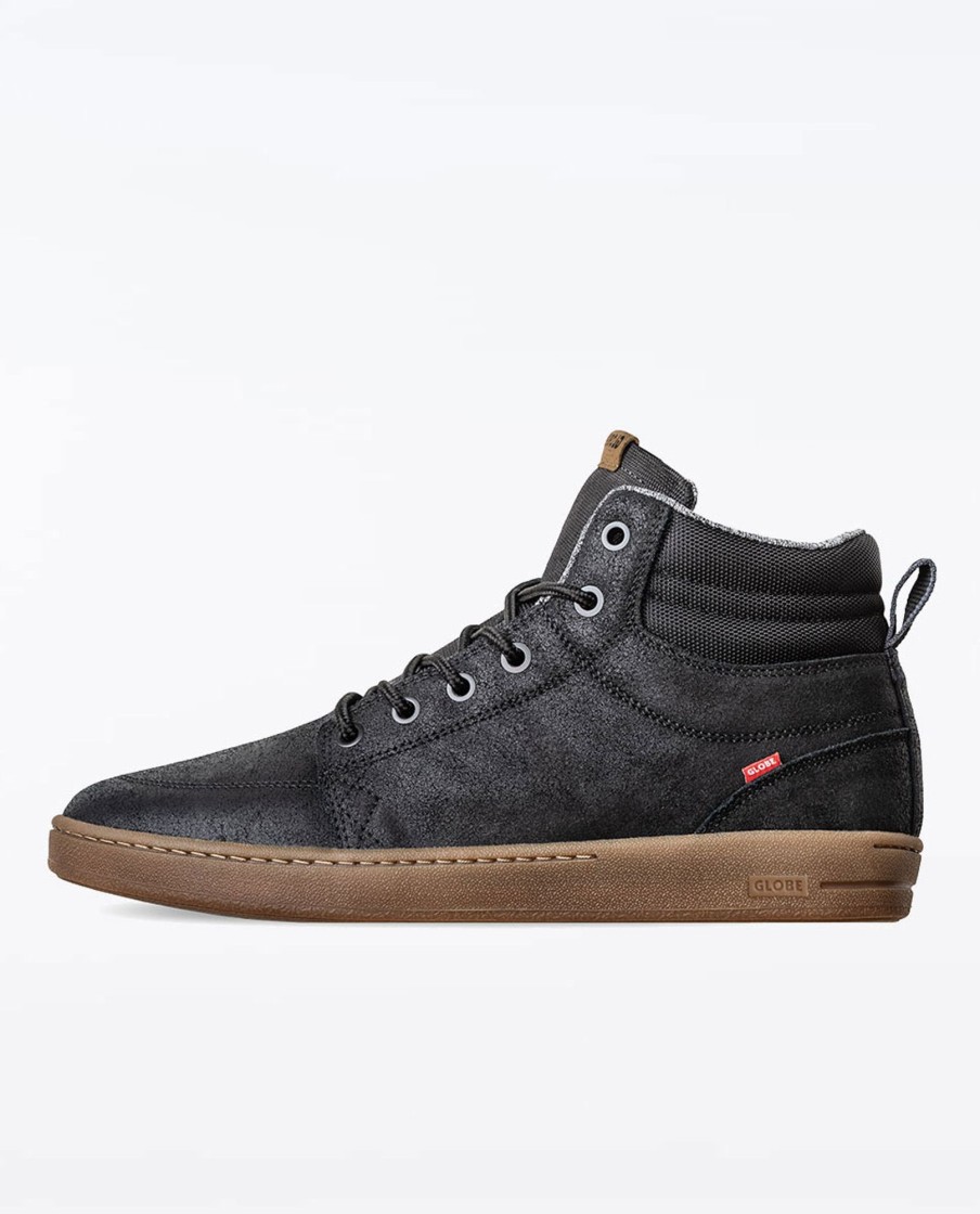 Men Globe Sneakers | Gs Black Oiled Boot