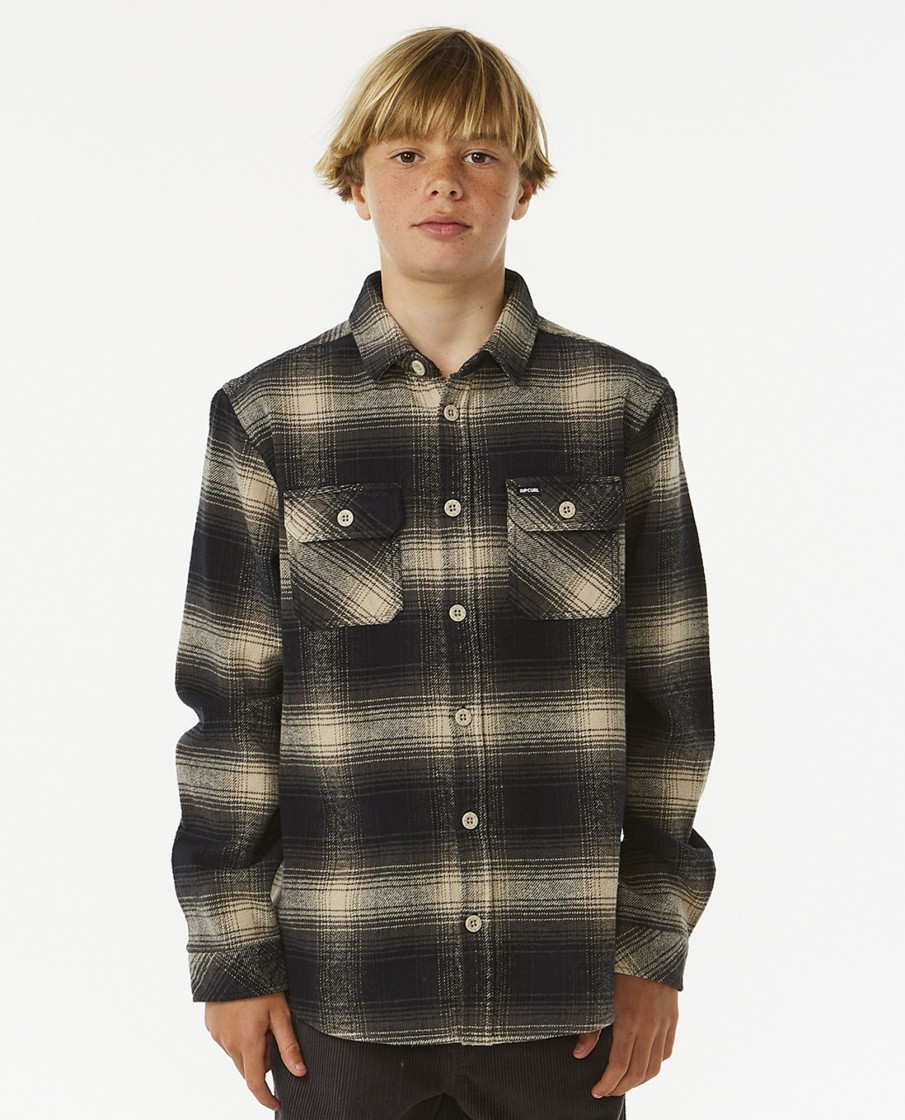 Kids Rip Curl Tops | Count Flannel Shirt -Boy