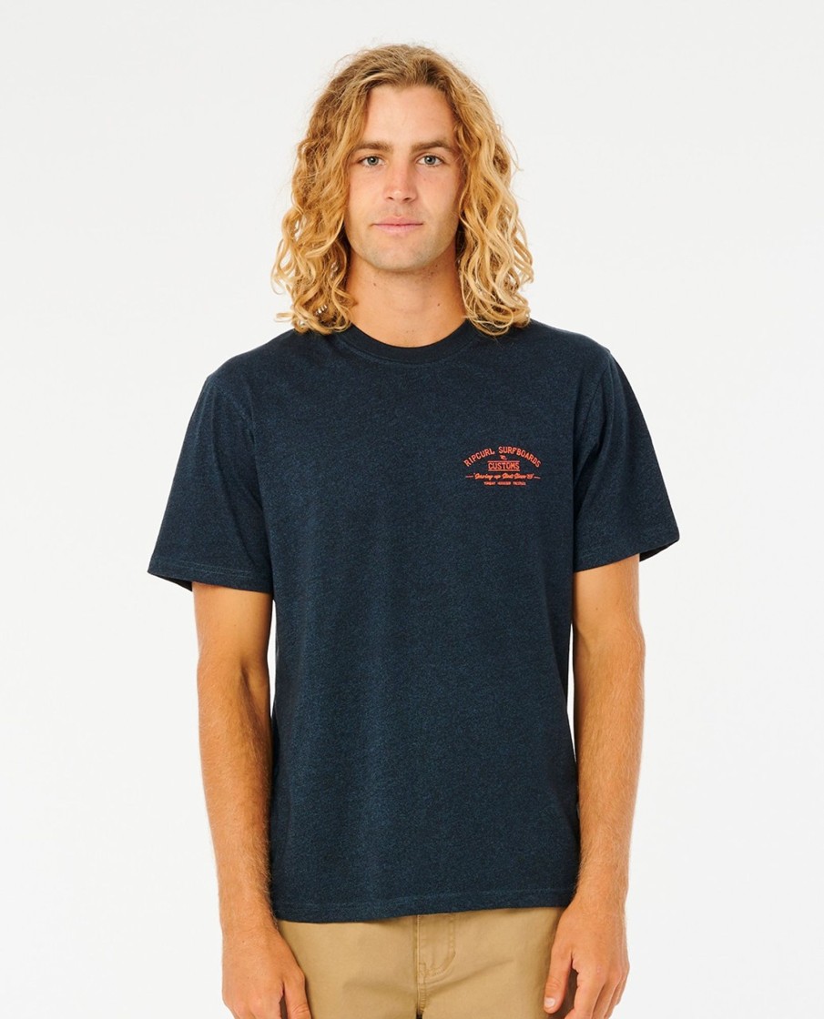 Men Rip Curl Tees & Polos | Custom Surboards Tee