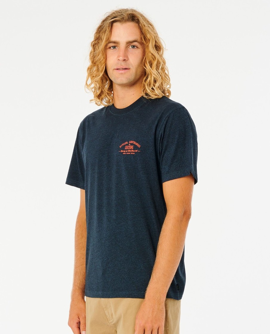 Men Rip Curl Tees & Polos | Custom Surboards Tee