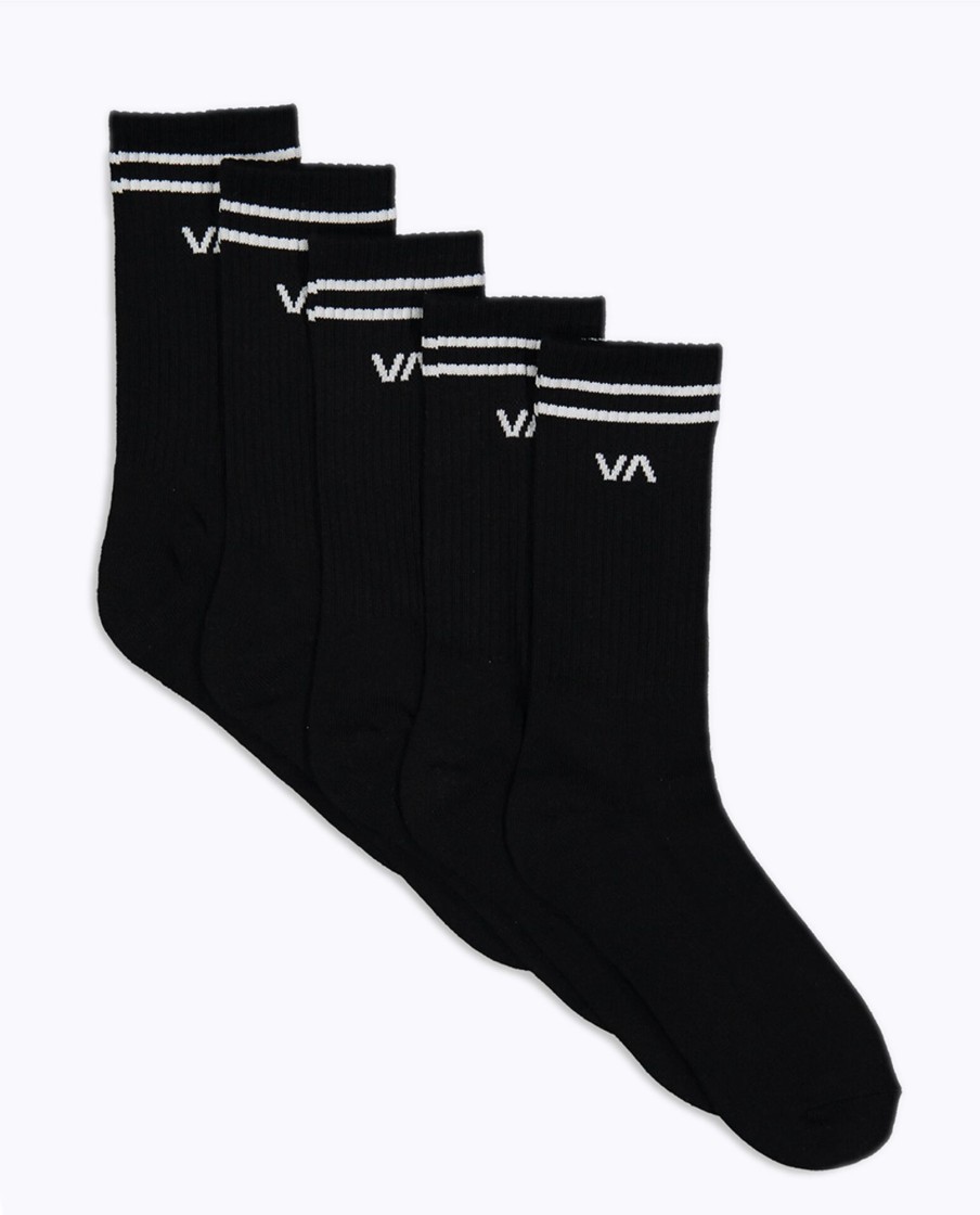 Men RVCA Socks | Union Sock Iii 5Pk