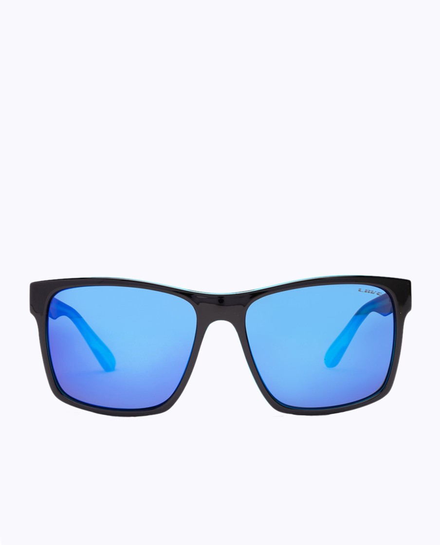 Men Liive Sunglasses Sunglasses | Kerrbox Mirror Xtal Neon Black Sunglasses