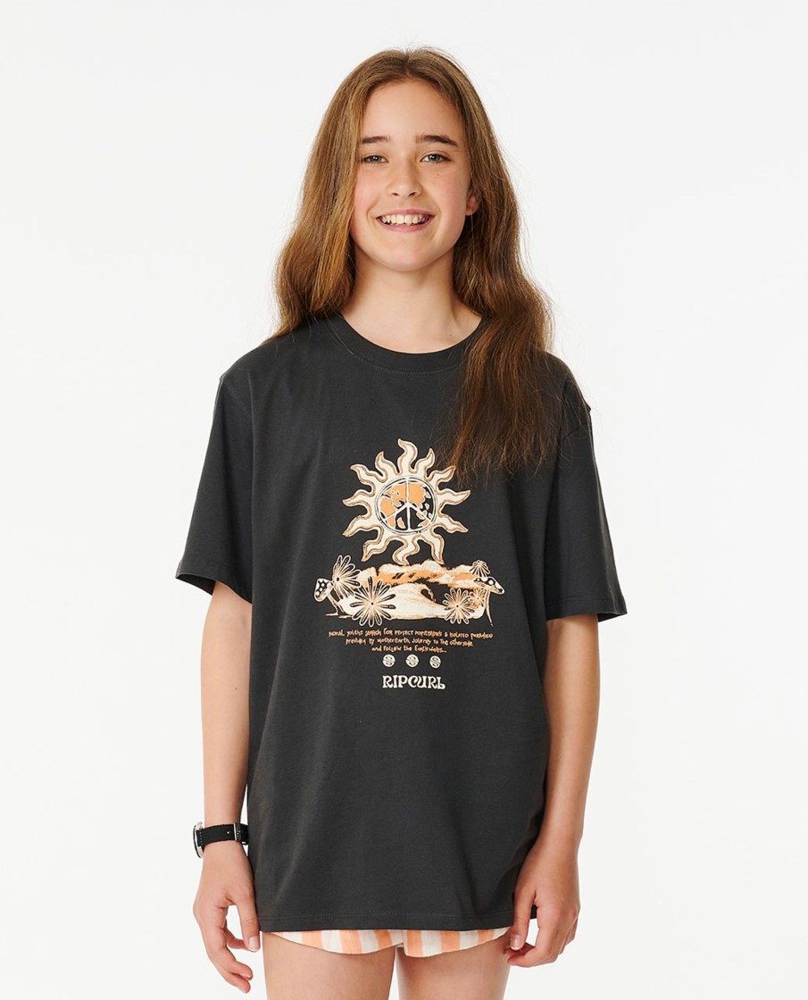 Kids Rip Curl Tops | Earth Waves Art Tee