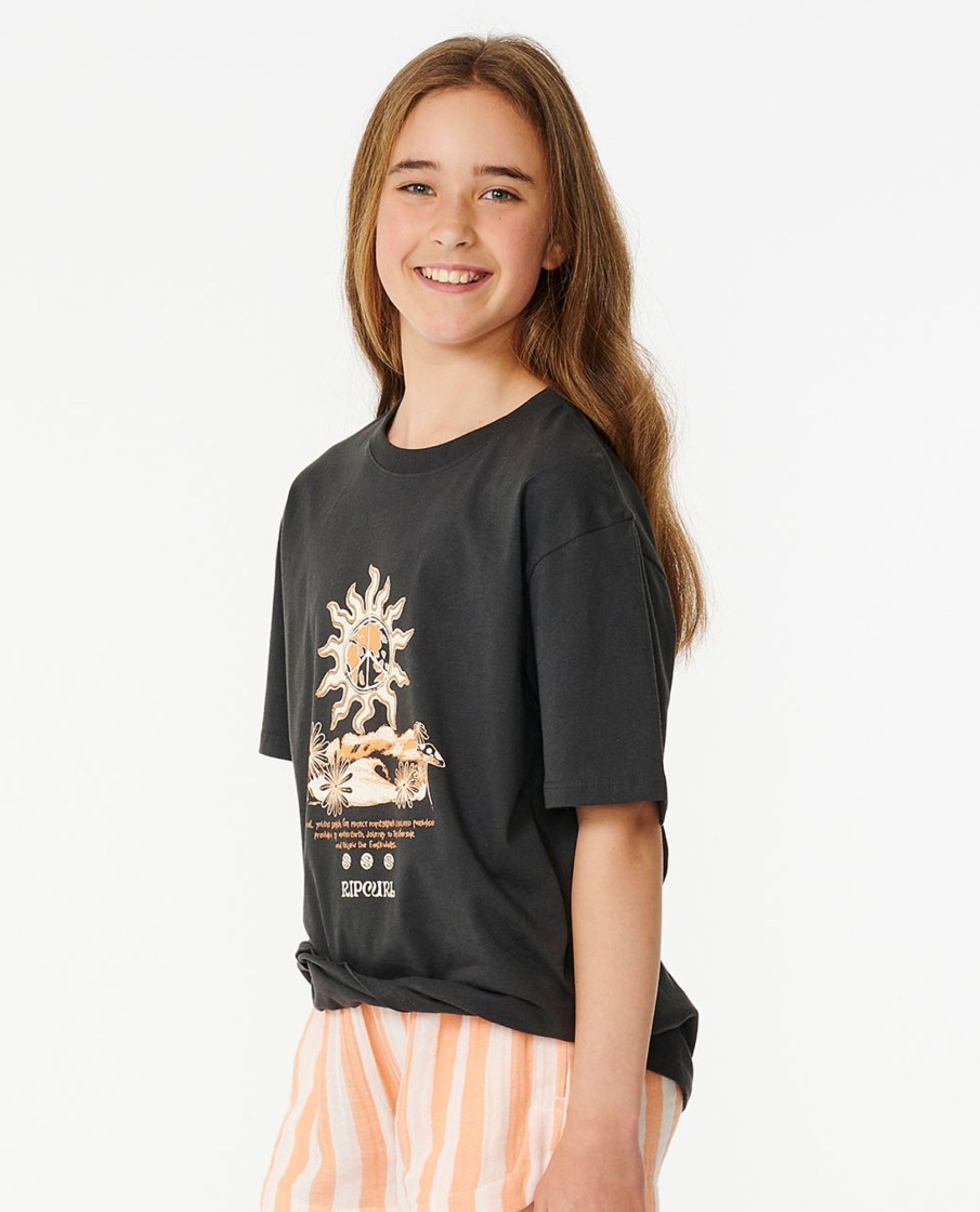 Kids Rip Curl Tops | Earth Waves Art Tee