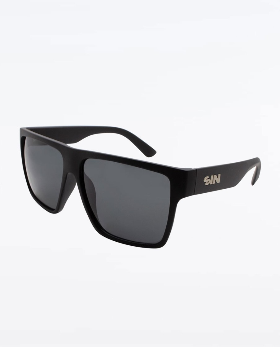 Men Sin Sunglasses | Vespa Li Matte Black Smoke Sunglasses