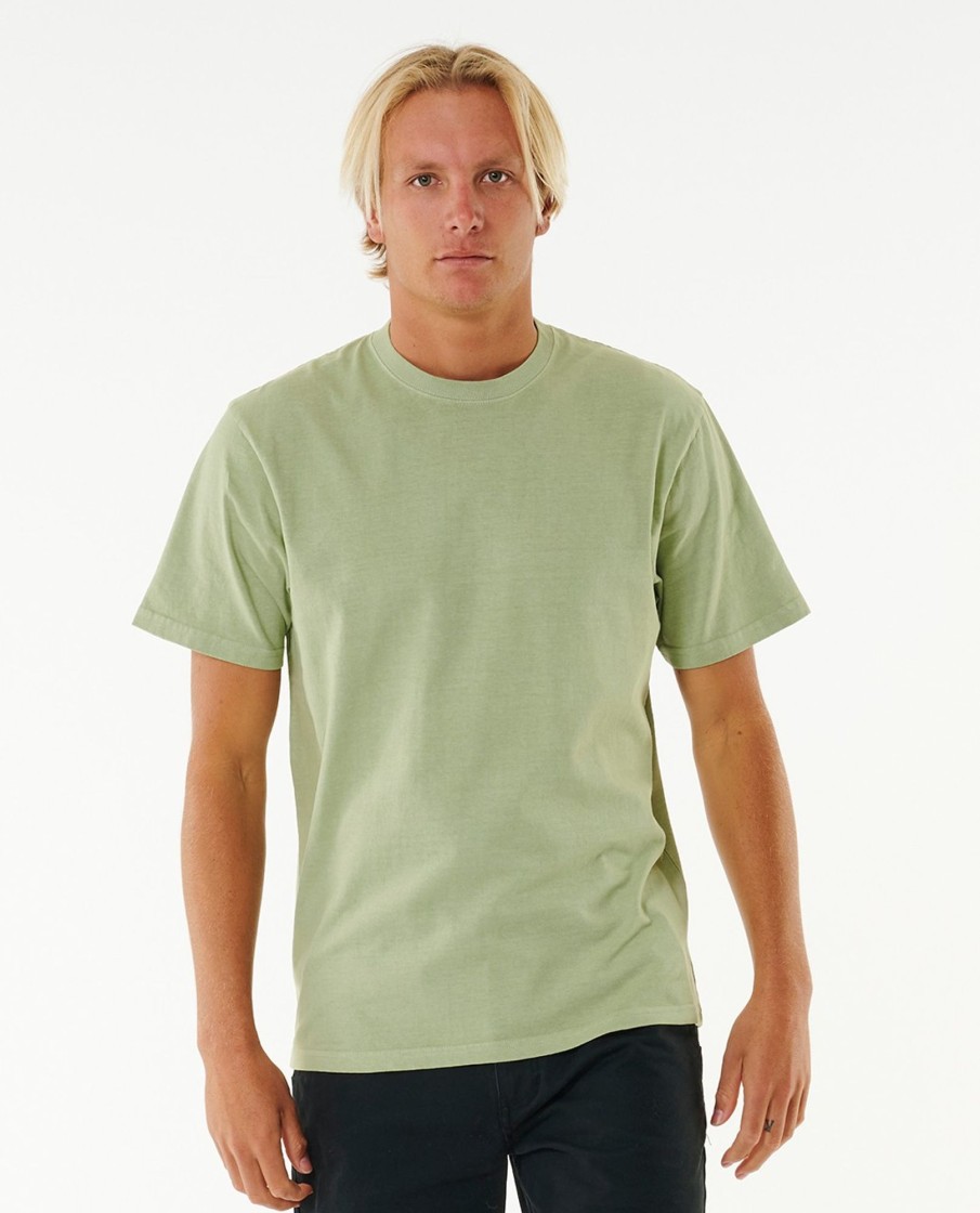 Men Rip Curl Tees & Polos | Plain Wash Short Sleeeve Tee