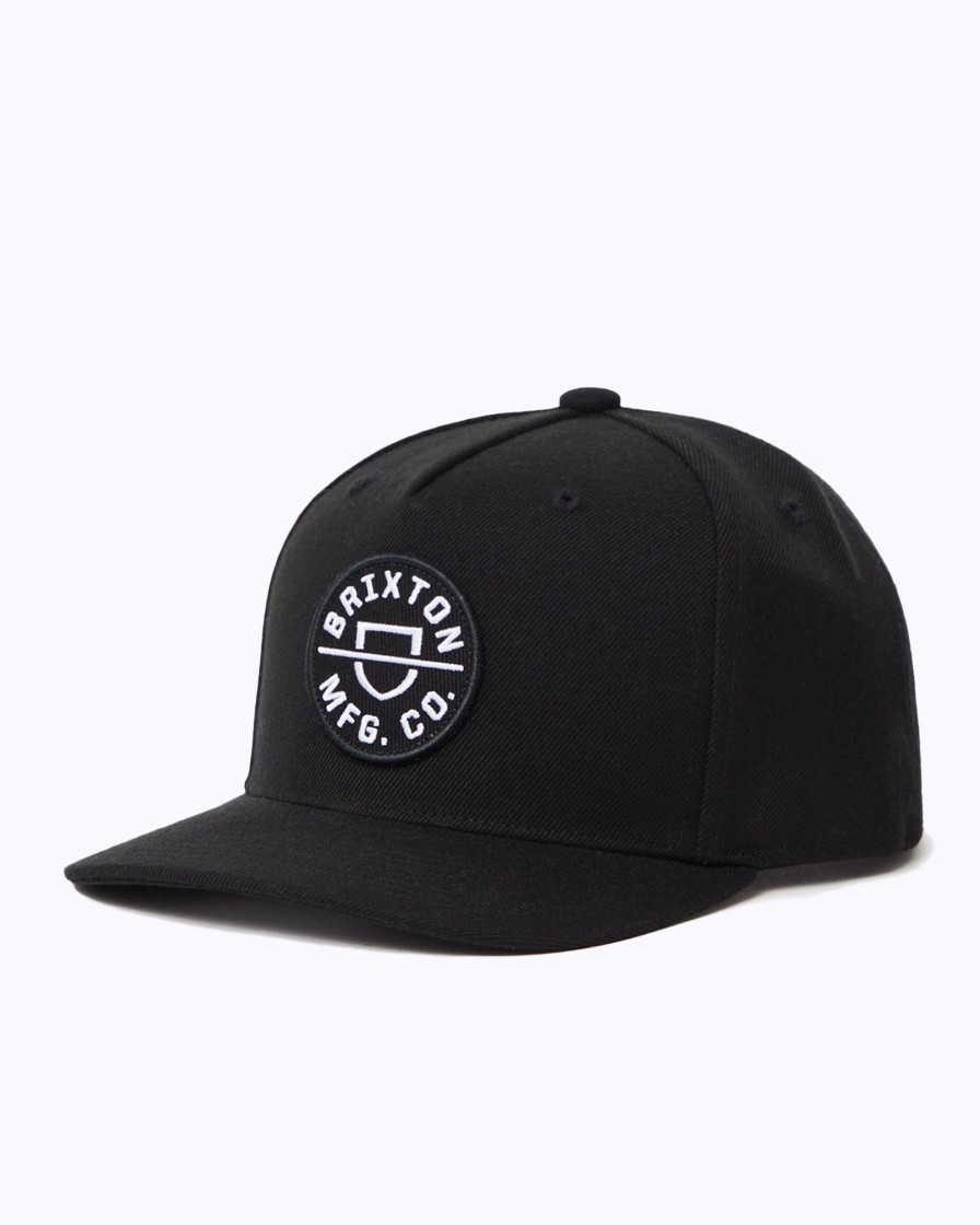 Men Brixton Hats | Brixton Crest Medium-Profile Snapback