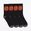 Kids Santa Cruz Accessories | Youth Classic Dot Sock 4Pk