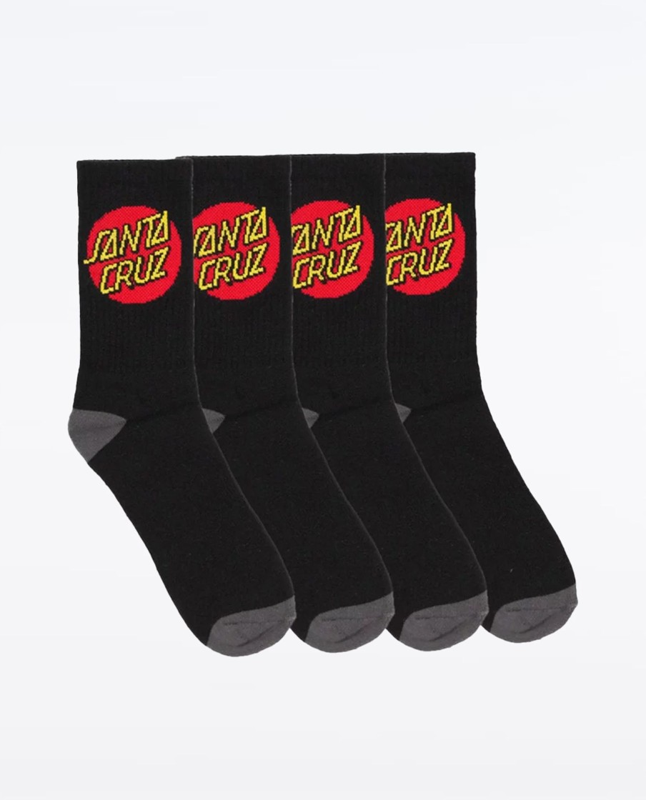 Kids Santa Cruz Accessories | Youth Classic Dot Sock 4Pk