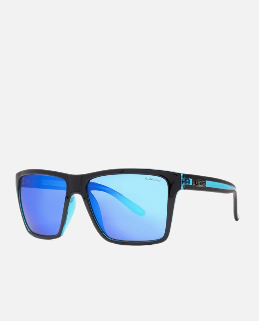 Men Liive Sunglasses Sunglasses | Laguna - Black/ Xtal/ Neon Sunglasses