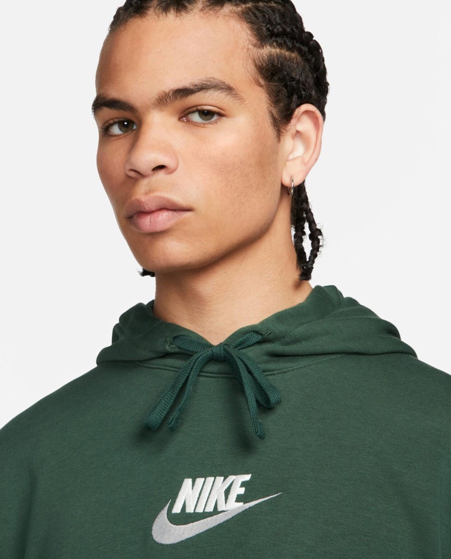 Men Nike Hoodies & Jumpers | M Nk Club+ Ft Po Hoodie-Fir/Fir