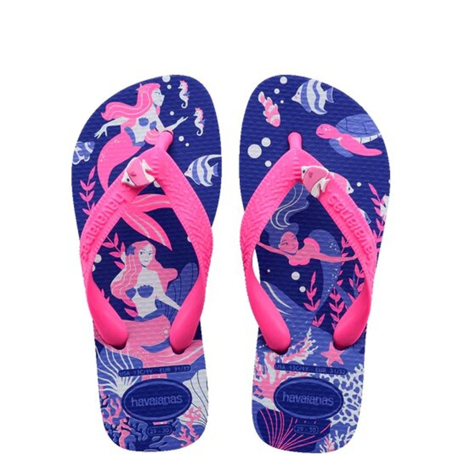 Kids Havaianas Shoes | Havs Top Fantasy Marine Blue