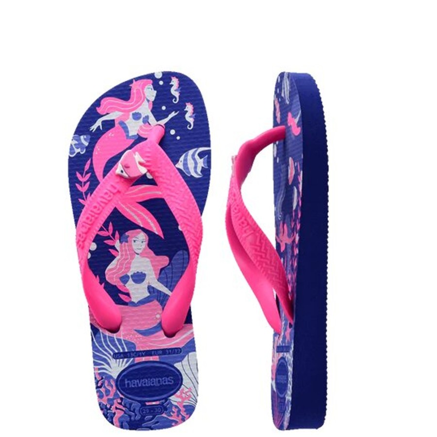 Kids Havaianas Shoes | Havs Top Fantasy Marine Blue