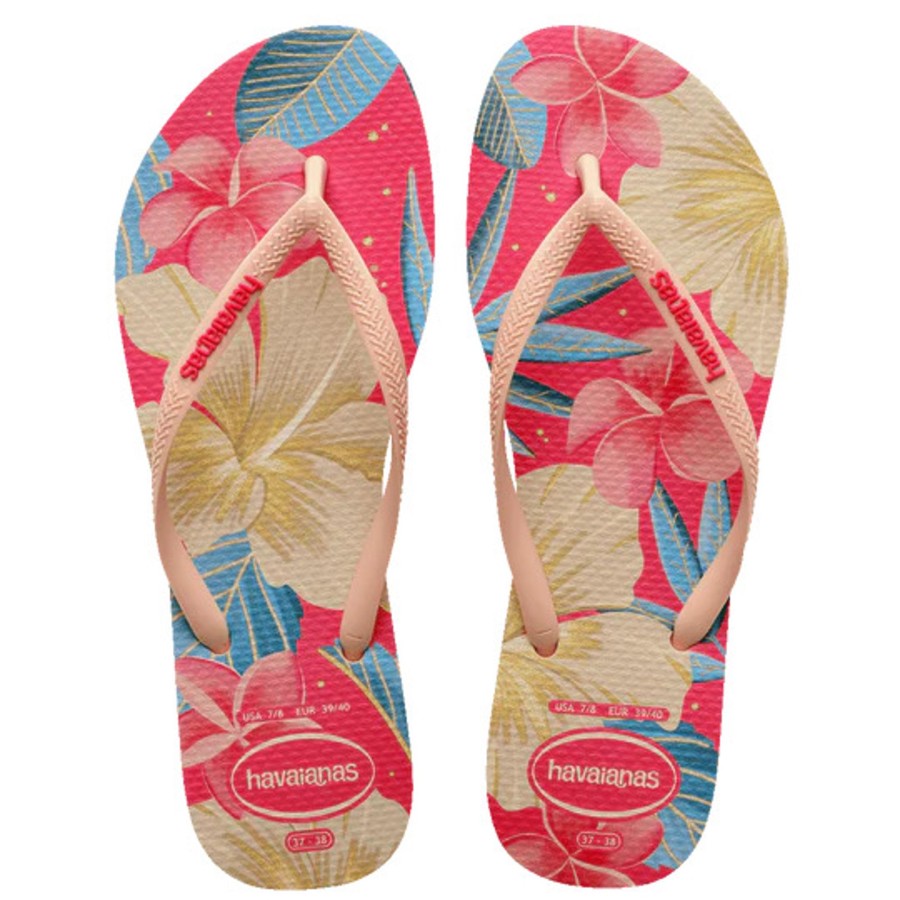 Women Havaianas Sandals & Thongs | Havaianas Slim Floral Thongs