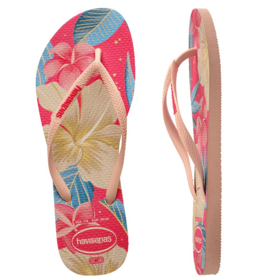 Women Havaianas Sandals & Thongs | Havaianas Slim Floral Thongs